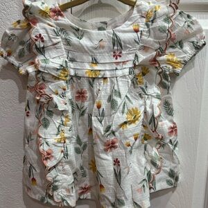 Catharine Malandrino Spring Floral blouse